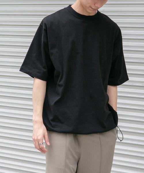 「FORK&SPOON」 半袖Tシャツ 5 ブラック メンズ_画像9