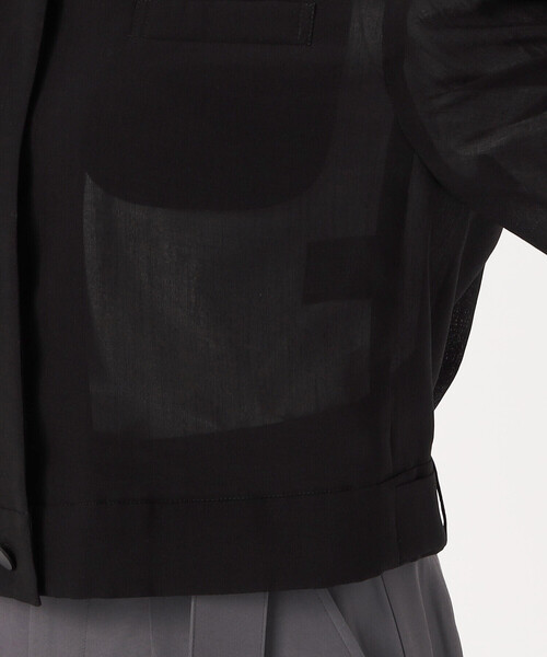 COMME CA（コムサ） ブルゾン アウター シアートリアセオーガンジー