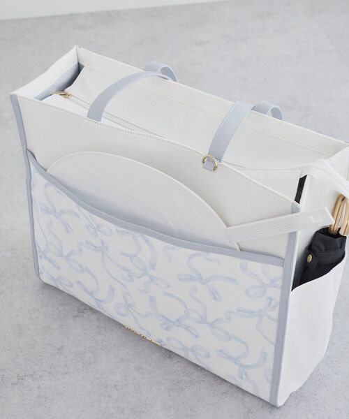 Maison de FLEUR（メゾンドフルール） トートバッグ リボンプリント