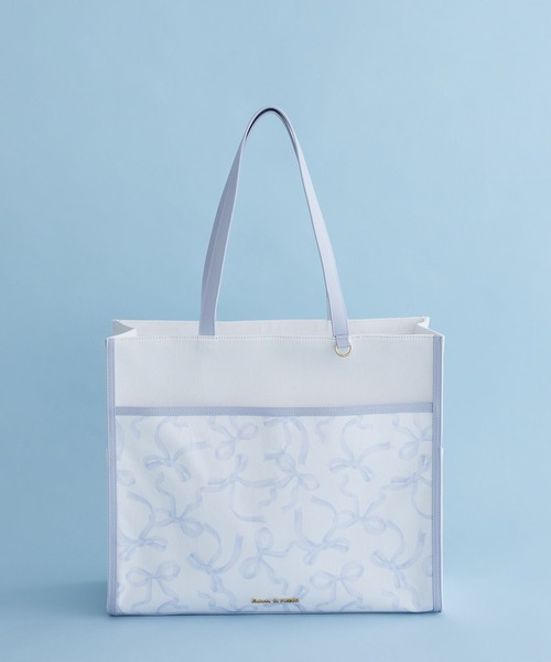Maison de FLEUR（メゾンドフルール） トートバッグ リボンプリント