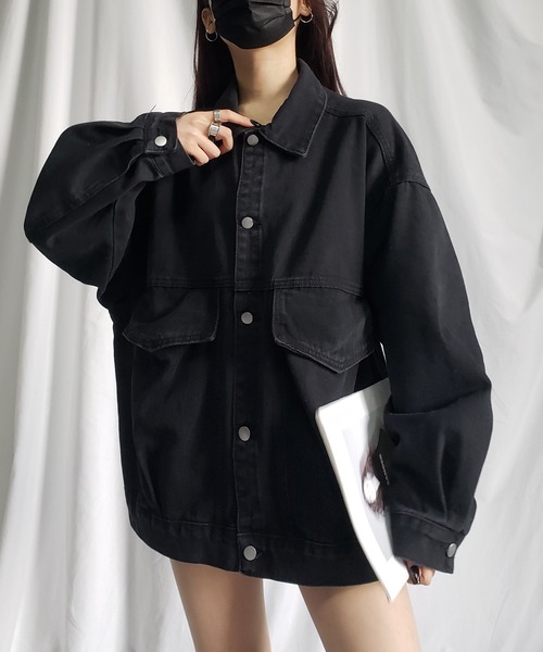 me+em select（ミームセレクト） デニムジャケット FREE ブルー