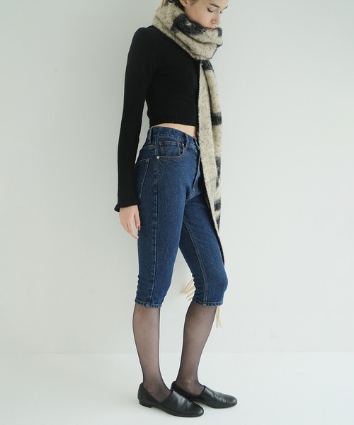 CLANE（クラネ） ニット セーター COTTON SHORT KNIT TOPS レディース