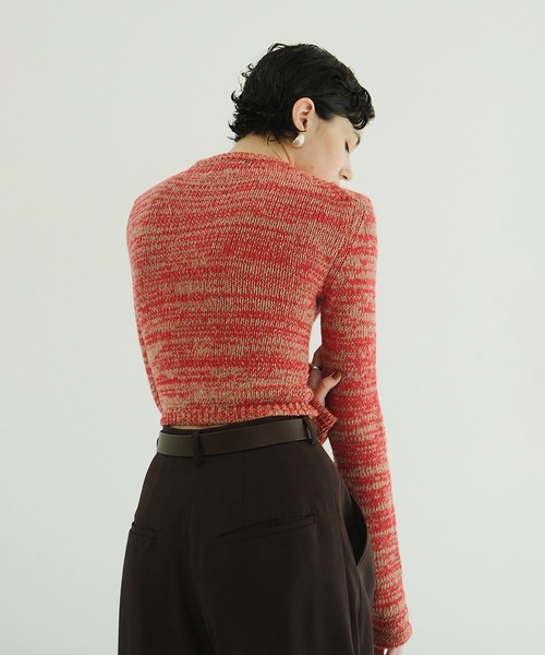 CLANE（クラネ） ニット セーター COTTON SHORT KNIT TOPS レディース