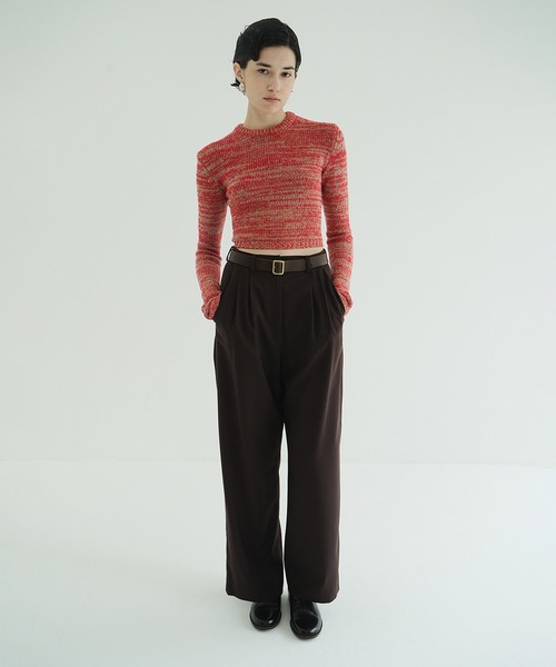 CLANE(クラネ) ニット セーター COTTON SHORT KNIT TOPS レディース CLANE(クラネ) ニット セーター COTTON SHORT KNIT TOPS レディース