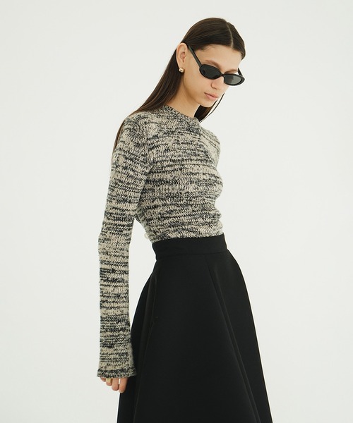 CLANE(クラネ) ニット セーター COTTON SHORT KNIT TOPS レディース CLANE(クラネ) ニット セーター COTTON SHORT KNIT TOPS レディース