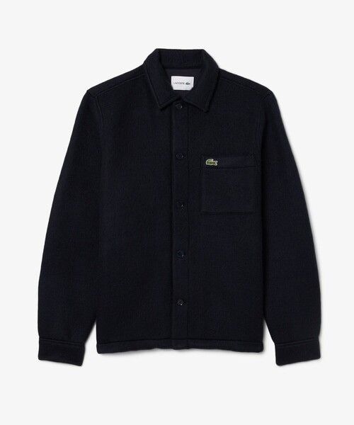 LACOSTE（ラコステ） シャツ ウールブレンドフェルトオーバーサイズ