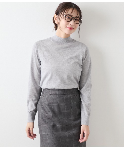 NEWYORKER キャッシュウール ボトルネックニット　定価19800円　新品 NEWYORKER（ニューヨーカー） ニット セーター 「手洗い可能