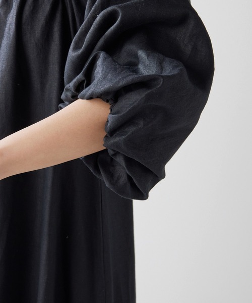 「THE PAUSE」 半袖ワンピース FREE ブラック レディース_画像8