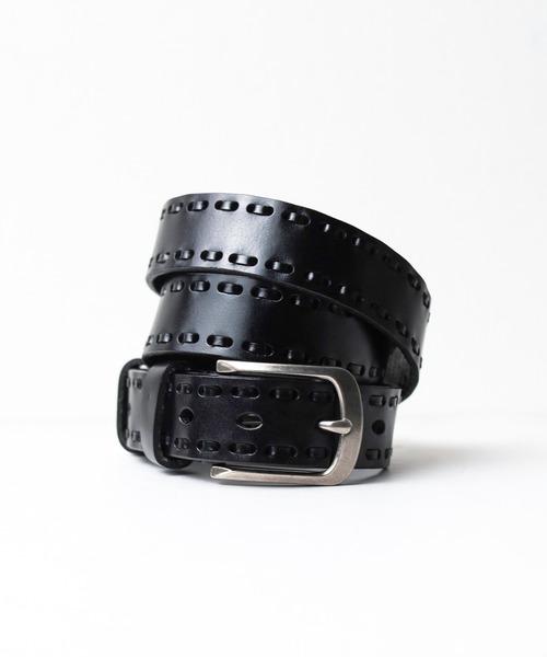 ARCHIVER ベルト 「RES」レザーベルト メンズ レディース : ZOZOTOWN