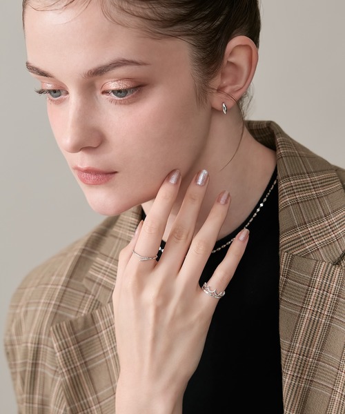 NOJESS（ノジェス） 指輪 リング シルバークラウンピンキーリング