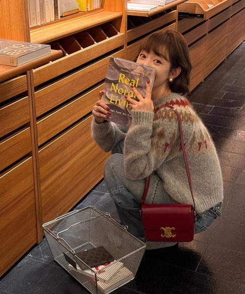 meJane（ミージェーン） ニット セーター ノルディックジャガード