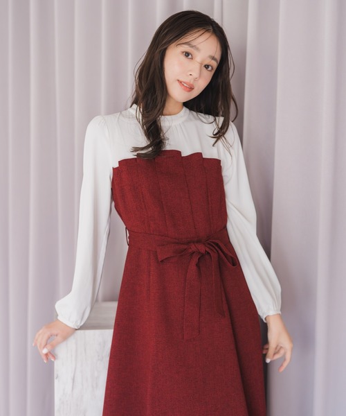 MISCH MASCH（ミッシュマッシュ） ワンピース 2025秋冬新作 ビスチェ風