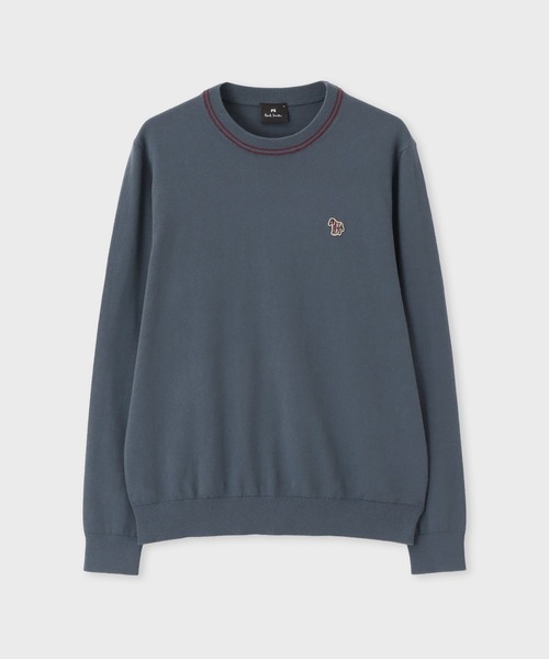 PS Paul Smith セーター ニット Sports Stripe Zebra” クルーネック