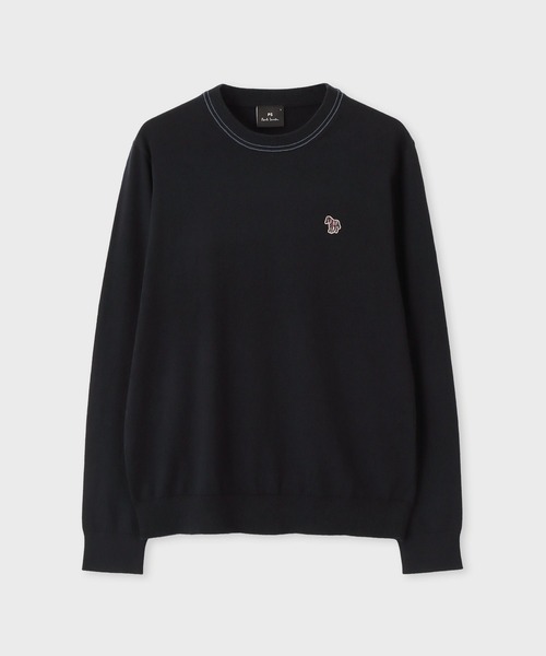 PS Paul Smith セーター ニット Sports Stripe Zebra” クルーネック