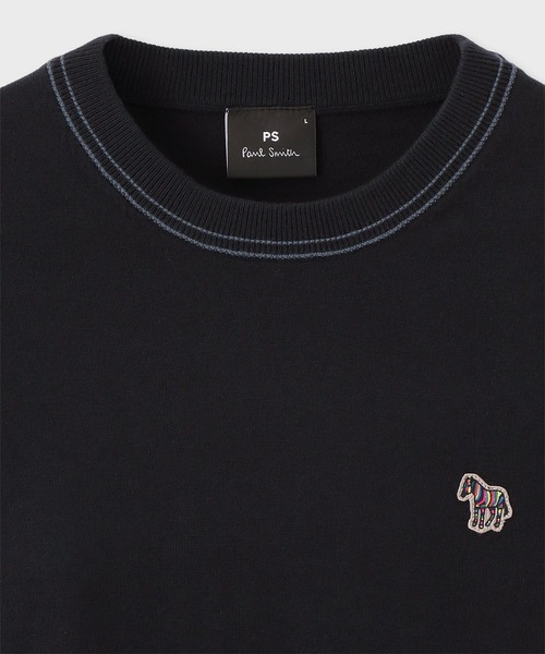 PS Paul Smith セーター ニット Sports Stripe Zebra” クルーネック