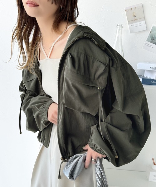 「classicalelf」 ブルゾン SMALL チャコール レディース_画像9