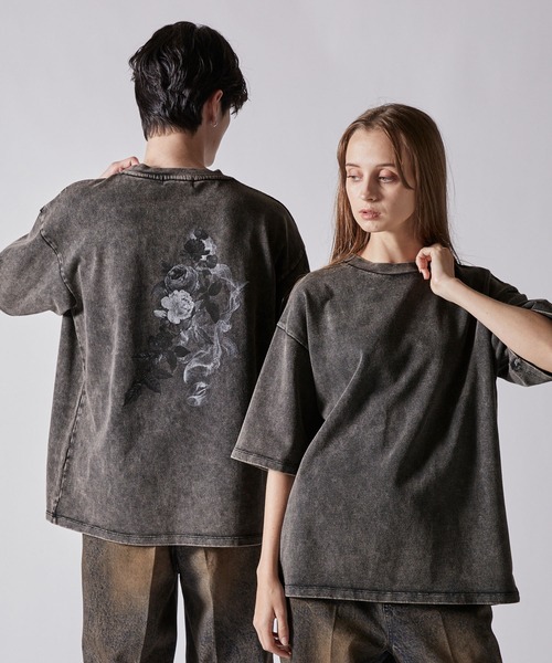 「CLEL」 半袖Tシャツ S グレー メンズ_画像2