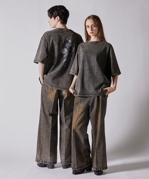 「CLEL」 半袖Tシャツ S グレー メンズ_画像8