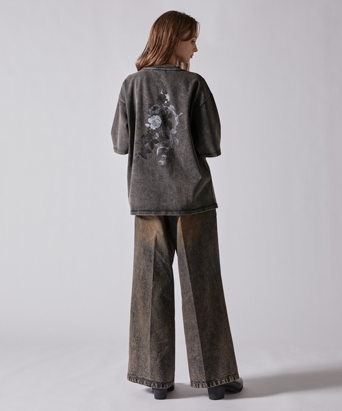 「CLEL」 半袖Tシャツ S グレー メンズ_画像9