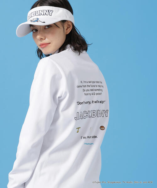 ジャックバニー　レディース　長袖　カットソー　サイズM(1) 新品未使用 Jack Bunny!!（ジャックバニー） uvカット tシャツ 「Jack Bunny