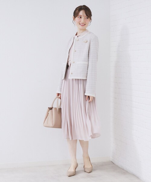 index（インデックス） ジャケット ノーカラージャケット ファンシー