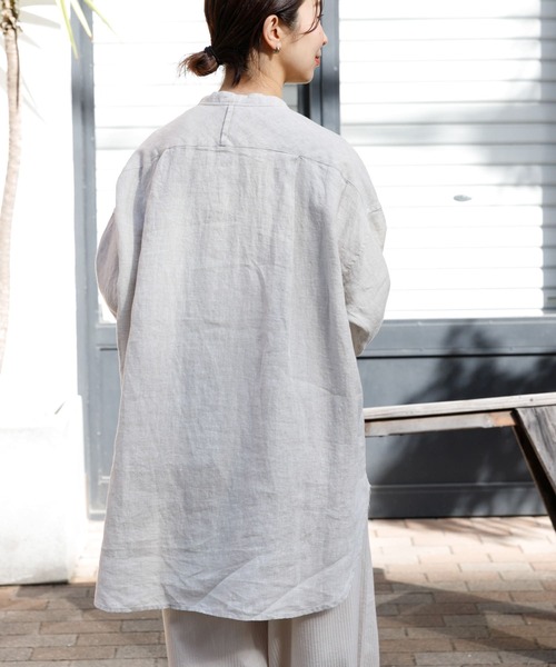 「FORK&SPOON」 長袖ブラウス 1 ブルー系その他 レディース_画像6