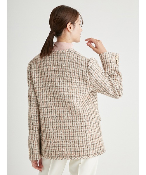 CELFORD（セルフォード） ノーカラージャケット 36 ピンク レディース