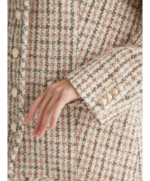 CELFORD（セルフォード） ノーカラージャケット 36 ピンク レディース