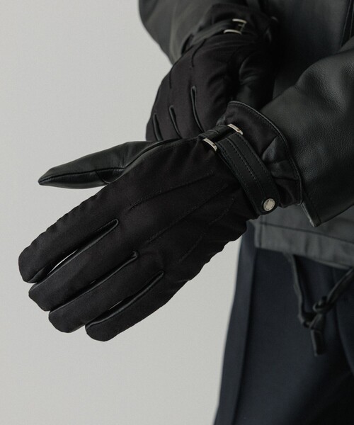 ADAM ET ROPE'（アダムエロペ） 手袋 ラムレザー × ラミネート メリノ