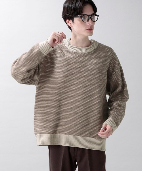 「RAGEBLUE」 長袖ニット MEDIUM ホワイト系その他 メンズ_画像6