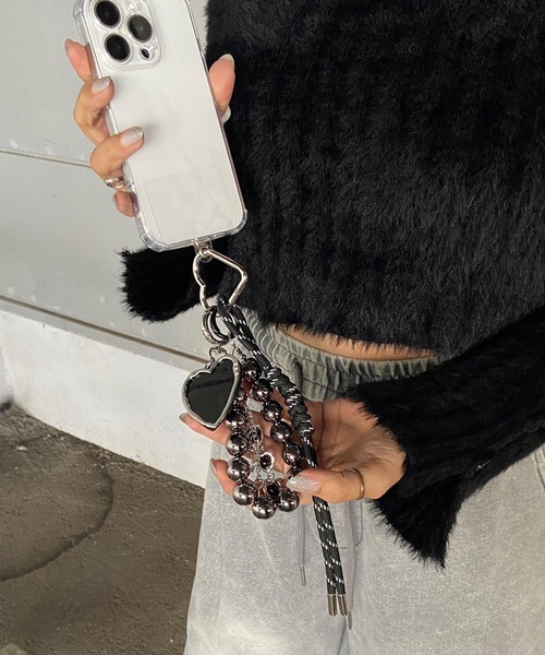 non-hedge（ノンヘッジ） キーホルダー ハートモチーフチャーム