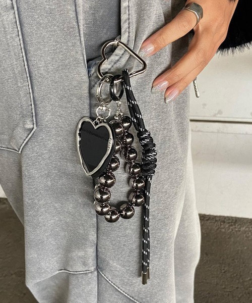 non-hedge（ノンヘッジ） キーホルダー ハートモチーフチャーム