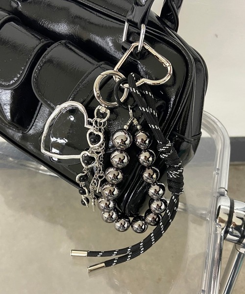 non-hedge（ノンヘッジ） キーホルダー ハートモチーフチャーム