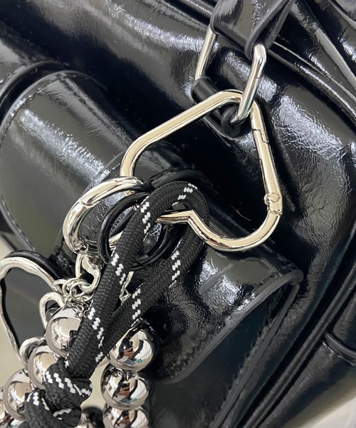 non-hedge（ノンヘッジ） キーホルダー ハートモチーフチャーム