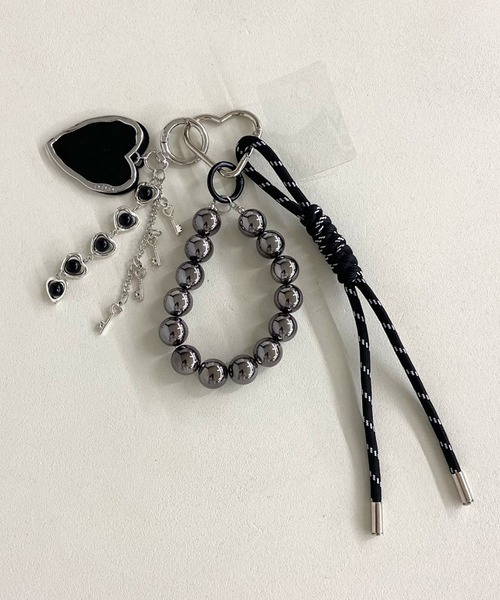 non-hedge（ノンヘッジ） キーホルダー ハートモチーフチャーム
