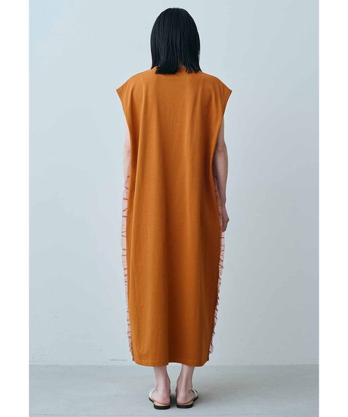 「MEDE19F」 ノースリーブワンピース LARGE ブラウン系その他 レディース_画像5