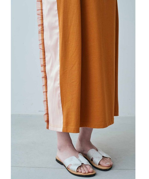 「MEDE19F」 ノースリーブワンピース LARGE ブラウン系その他 レディース_画像7