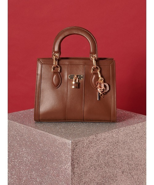 SNIDEL（スナイデル） ハンドバッグ スクエアパッドロックバッグ