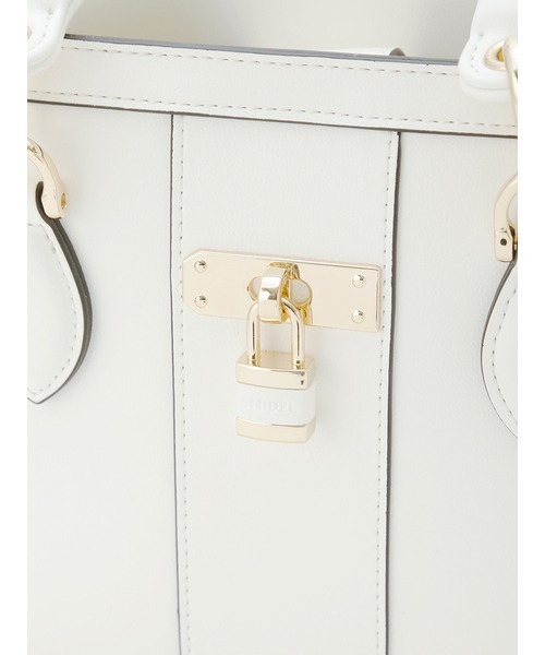 SNIDEL（スナイデル） ハンドバッグ スクエアパッドロックバッグ