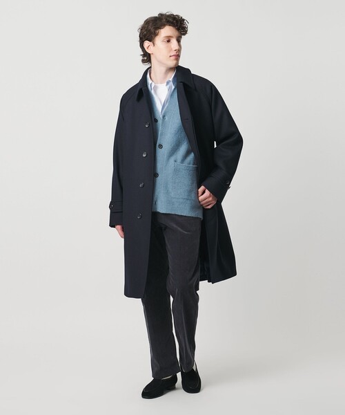 UNITED ARROWS & SONS 無地ブラック カーディガン UNITED ARROWS & SONS（ユナイテッドアローズアンドサンズ）の「UNITED