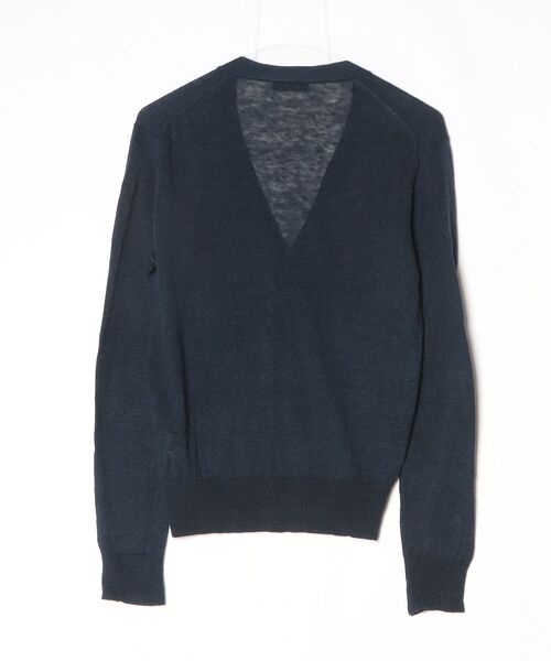 「VISARUNO」 カーディガン M ネイビー メンズ_画像2