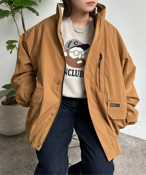 「CPCM」 ブルゾン LARGE グレー メンズ_画像3