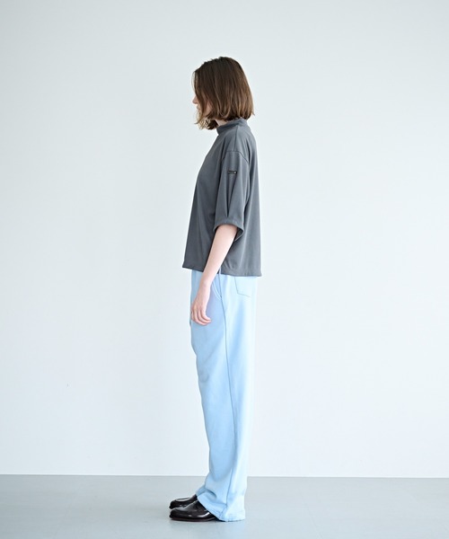 tシャツ 「KHA:KI / カーキ」ソフトモックネック トップ レディース_12