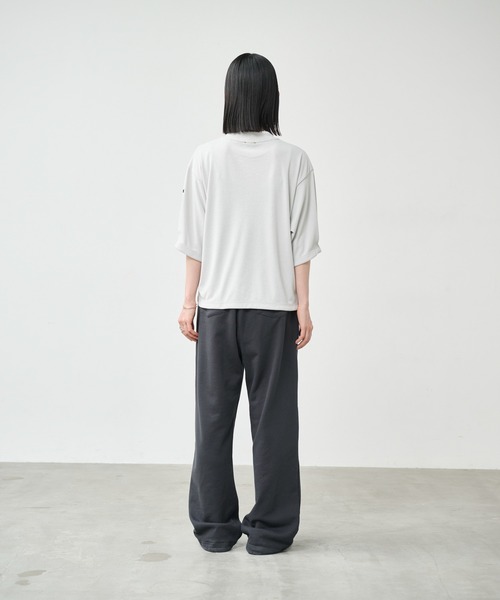tシャツ 「KHA:KI / カーキ」ソフトモックネック トップ レディース_21