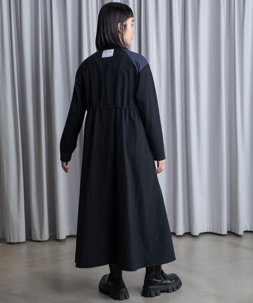 MARECHAL TERRE マルシャルテル 美品ドッキングワンピース ブラック MARECHAL TERRE（マルシャルテル） ワンピース ドッキングワンピース