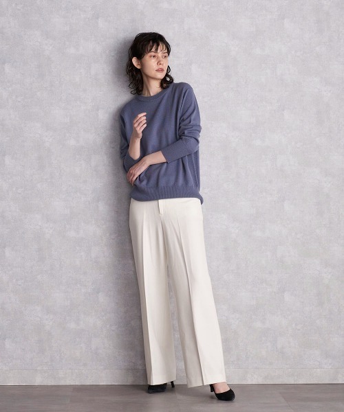 「la.f…」 スラックス 8号 ブラック レディース_画像6