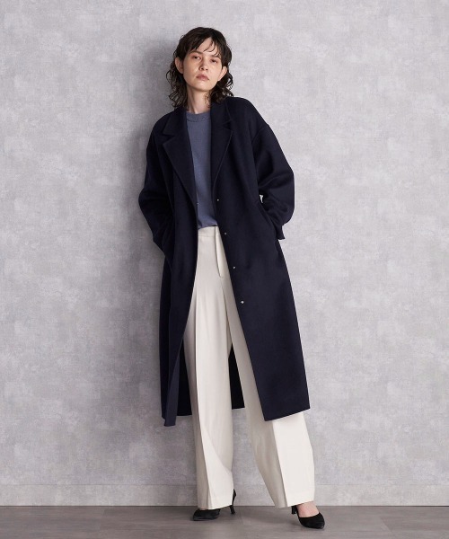 「la.f…」 スラックス 8号 ブラック レディース_画像7