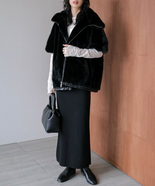 SUGAR BISKET（シュガービスケット） ベスト ジレ エコファー ダブル