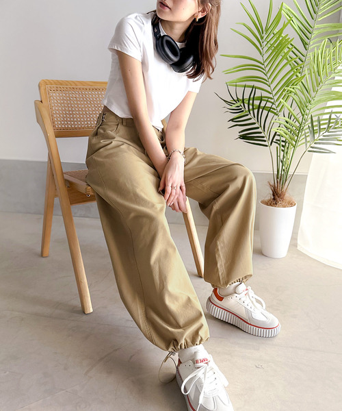 「Java」 チノパンツ SMALL ベージュ レディース_画像4