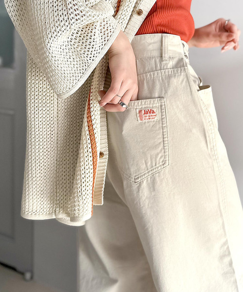 「Java」 チノパンツ SMALL ベージュ レディース_画像8